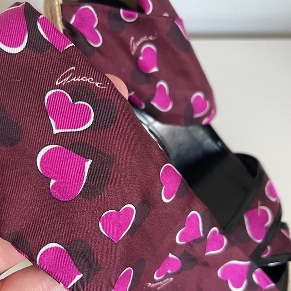 AUTHENTIC GUCCI wedge espadrilles sandal - Picture 6 of 15